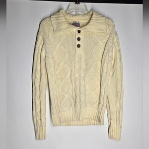 Vintage Sears Cream Cozy Cardigan Sweater